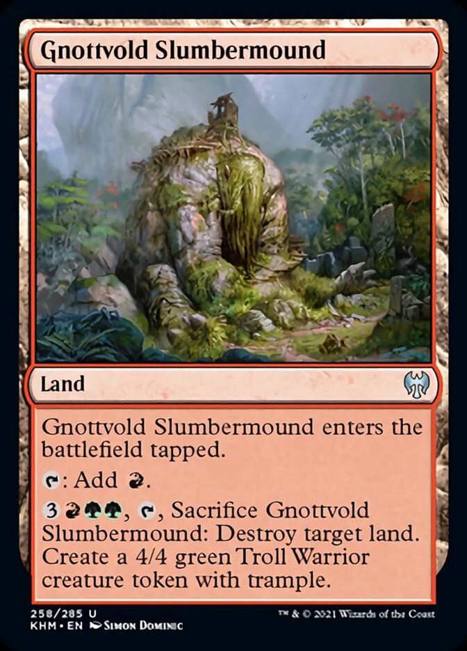 Gnottvold Slumbermound [Kaldheim] | Good Games Morley