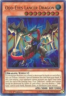 Odd-Eyes Lancer Dragon [BLLR-EN001] Ultra Rare | Good Games Morley