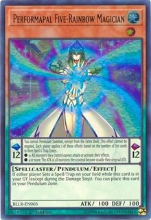 Performapal Five-Rainbow Magician [BLLR-EN005] Ultra Rare | Good Games Morley