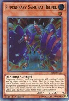 Superheavy Samurai Helper [BLLR-EN009] Ultra Rare | Good Games Morley