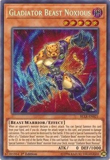 Gladiator Beast Noxious [BLLR-EN021] Secret Rare | Good Games Morley