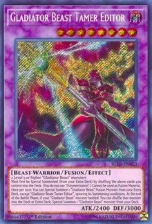 Gladiator Beast Tamer Editor [BLLR-EN023] Secret Rare | Good Games Morley