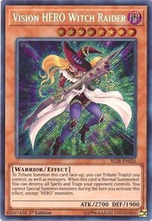 Vision HERO Witch Raider [BLLR-EN026] Secret Rare | Good Games Morley