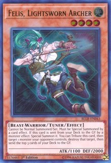 Felis, Lightsworn Archer [BLLR-EN043] Ultra Rare | Good Games Morley