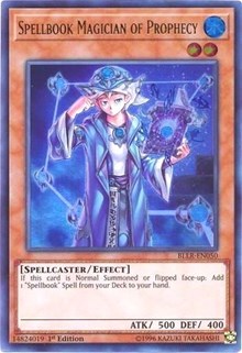 Spellbook Magician of Prophecy [BLLR-EN050] Ultra Rare | Good Games Morley