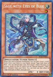 Sage with Eyes of Blue [BLLR-EN055] Secret Rare | Good Games Morley