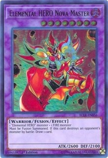 Elemental HERO Nova Master [BLLR-EN056] Ultra Rare | Good Games Morley