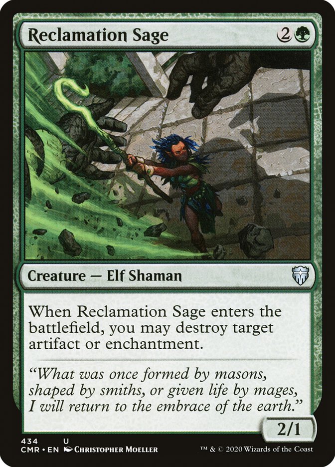 Reclamation Sage (434) [Commander Legends] | Good Games Morley