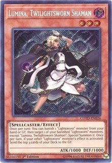 Lumina, Twilightsworn Shaman [COTD-EN026] Secret Rare | Good Games Morley