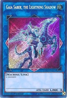 Gaia Saber, the Lightning Shadow [COTD-EN051] Secret Rare | Good Games Morley