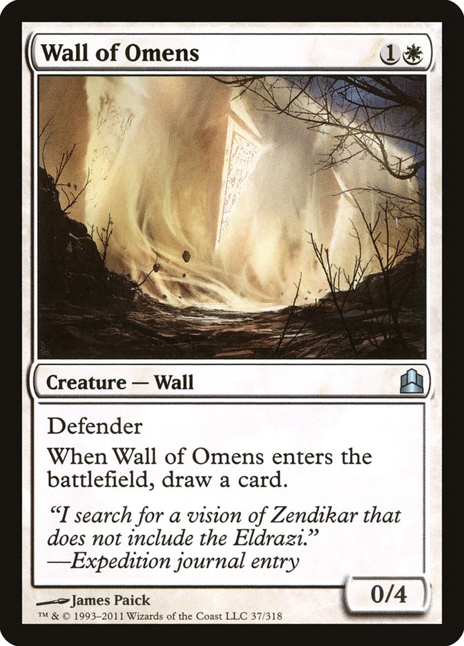 Wall of Omens [Commander 2011] | Good Games Morley