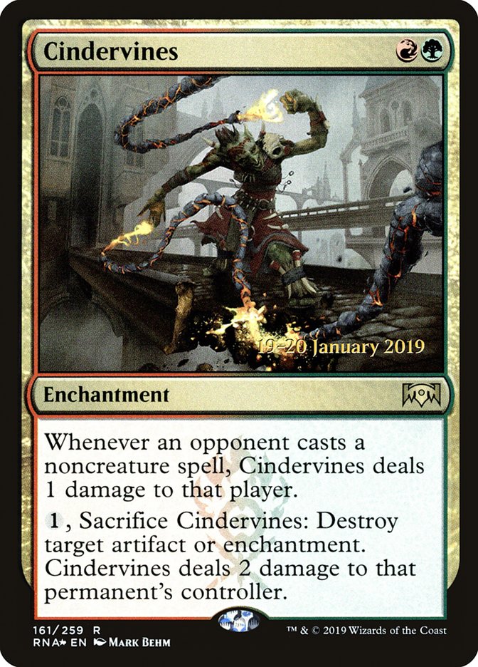 Cindervines [Ravnica Allegiance Prerelease Promos] | Good Games Morley