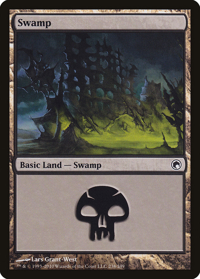 Swamp (238) [Scars of Mirrodin] | Good Games Morley
