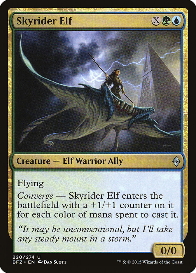 Skyrider Elf [Battle for Zendikar] | Good Games Morley
