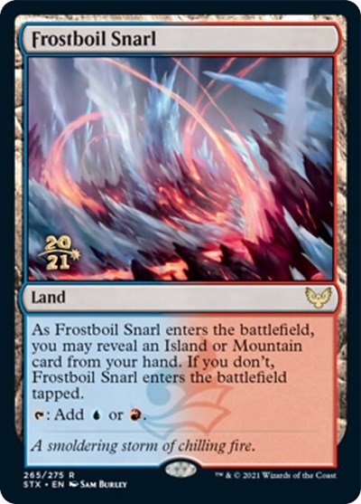 Frostboil Snarl [Strixhaven: School of Mages Prerelease Promos] | Good Games Morley