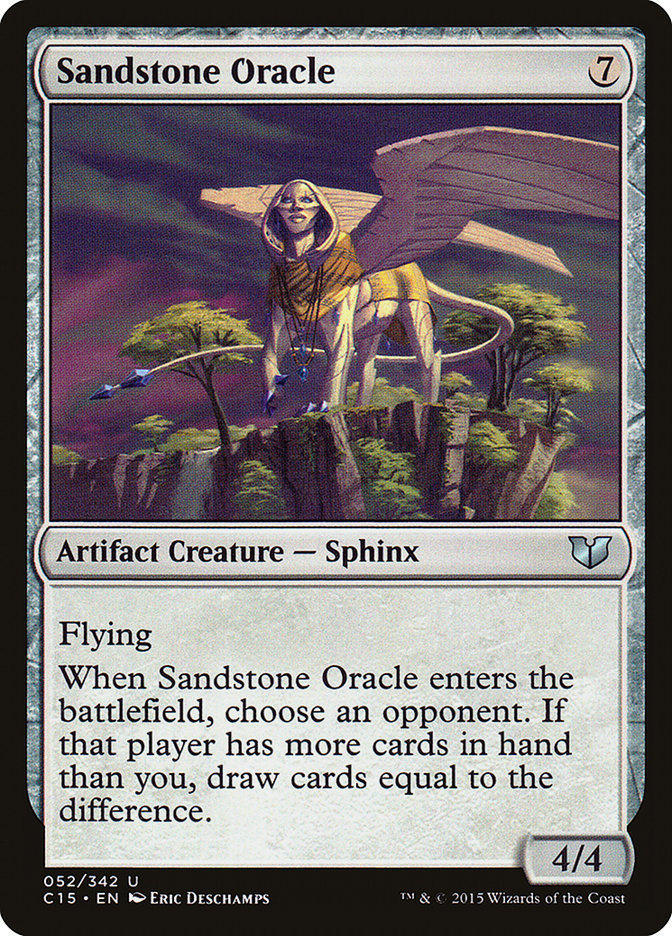 Sandstone Oracle [Commander 2015] | Good Games Morley