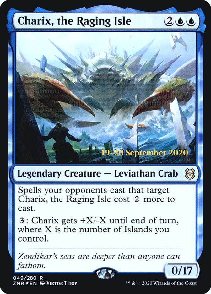Charix, the Raging Isle [Zendikar Rising Prerelease Promos] | Good Games Morley