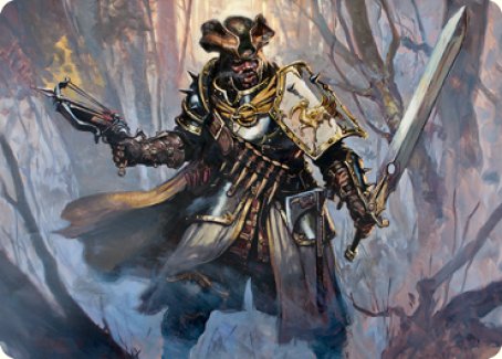 Brutal Cathar Art Card [Innistrad: Midnight Hunt Art Series] | Good Games Morley