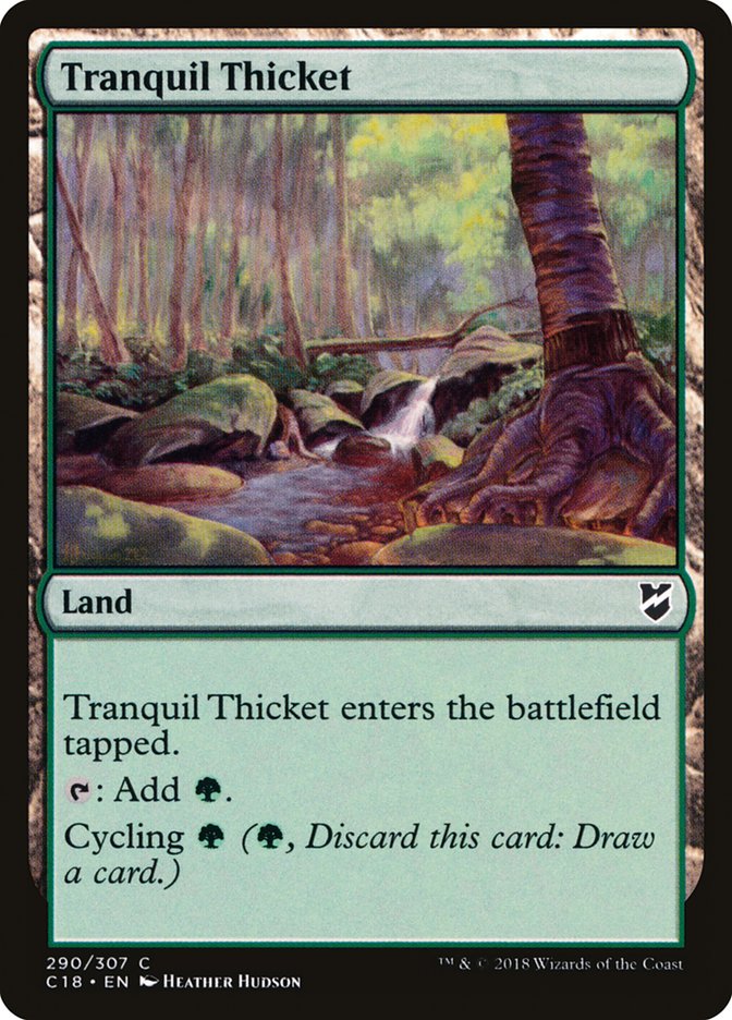 Tranquil Thicket [Commander 2018] | Good Games Morley