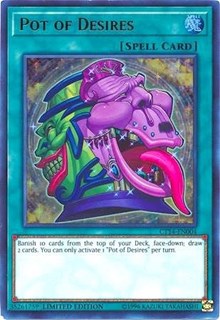 Pot of Desires [CT14-EN004] Ultra Rare | Good Games Morley