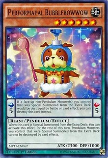 Performapal Bubblebowwow [MP17-EN062] Common | Good Games Morley