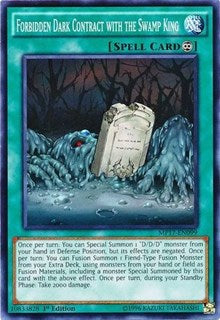 Forbidden Dark Contract with the Swamp King [MP17-EN099] Common | Good Games Morley