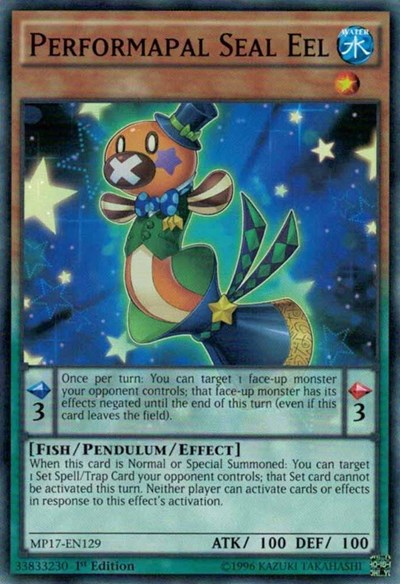 Performapal Seal Eel [MP17-EN129] Common | Good Games Morley
