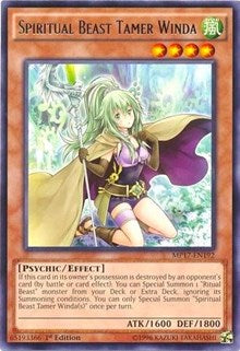 Spiritual Beast Tamer Winda [MP17-EN192] Rare | Good Games Morley