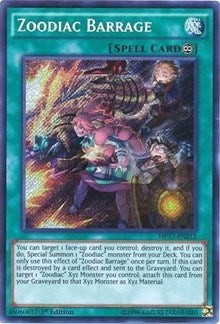 Zoodiac Barrage [MP17-EN212] Secret Rare | Good Games Morley