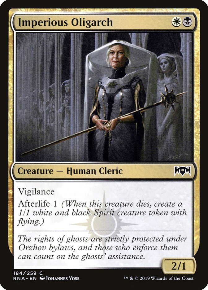 Imperious Oligarch [Ravnica Allegiance] | Good Games Morley