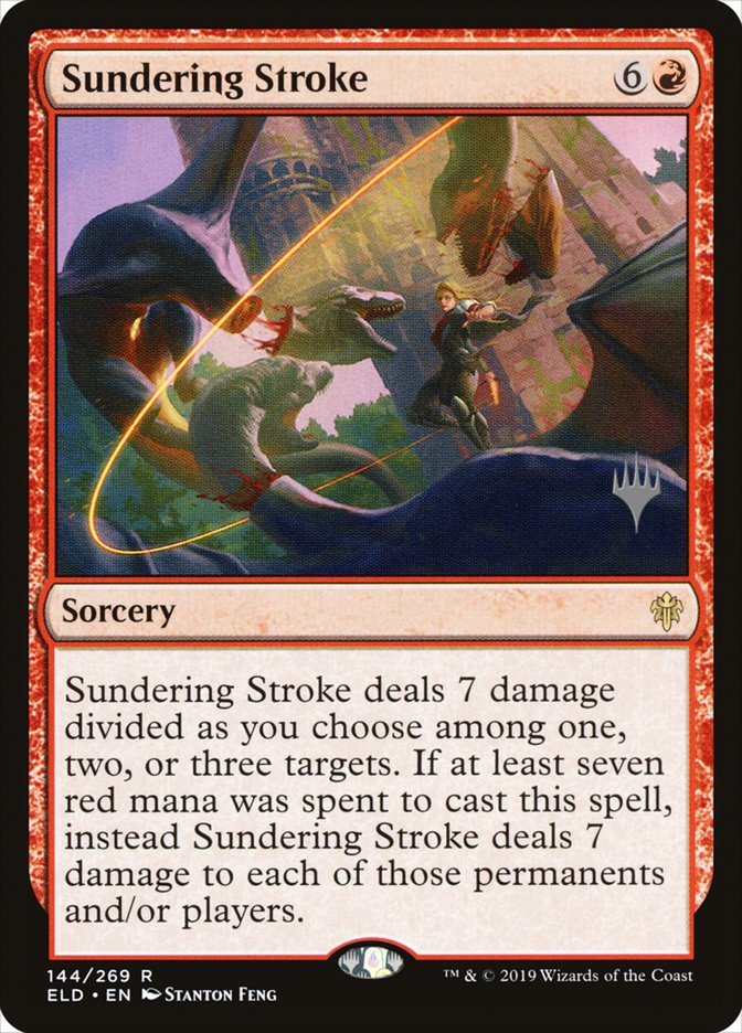 Sundering Stroke (Promo Pack) [Throne of Eldraine Promos] | Good Games Morley