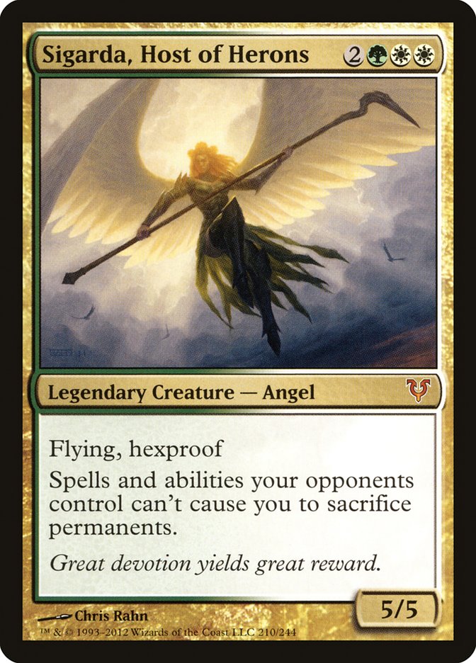 Sigarda, Host of Herons [Avacyn Restored] | Good Games Morley