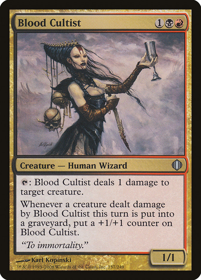 Blood Cultist [Shards of Alara] | Good Games Morley