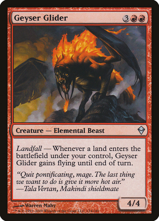Geyser Glider [Zendikar] | Good Games Morley