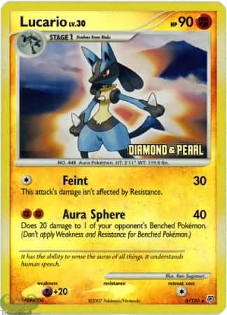 Lucario (6/130) [Burger King Promos: 2008 Collection] | Good Games Morley
