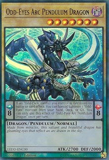 Odd-Eyes Arc Pendulum Dragon [LEDD-ENC00] Ultra Rare | Good Games Morley