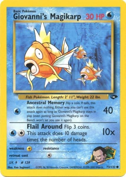 Giovanni's Magikarp (73/132) [Gym Challenge Unlimited] | Good Games Morley