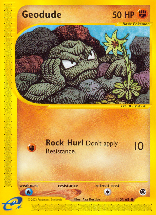 Geodude (110/165) [Expedition: Base Set] | Good Games Morley