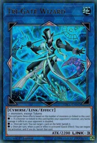 Tri-Gate Wizard [SDCL-EN042] Ultra Rare | Good Games Morley