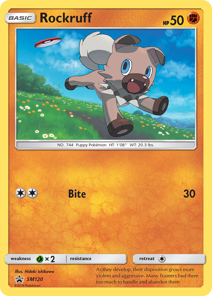 Rockruff (SM120) [Sun & Moon: Black Star Promos] | Good Games Morley