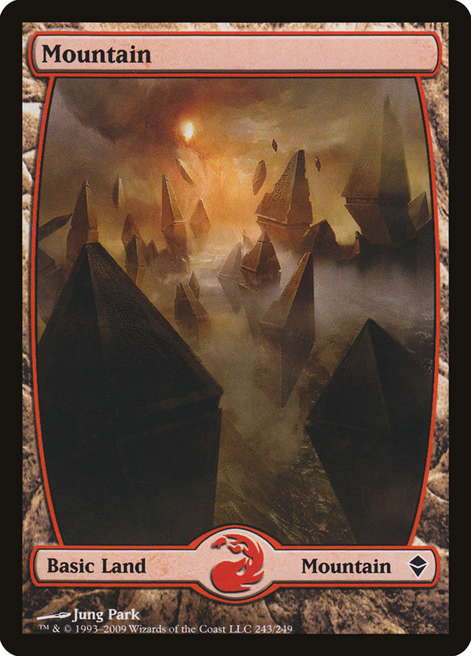 Mountain (243) [Zendikar] | Good Games Morley