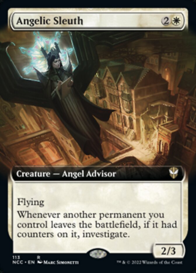 Angelic Sleuth (Extended Art) [Streets of New Capenna Commander] | Good Games Morley