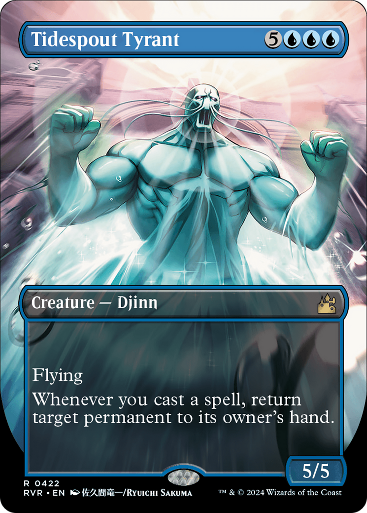 Tidespout Tyrant (Anime Borderless) [Ravnica Remastered] | Good Games Morley