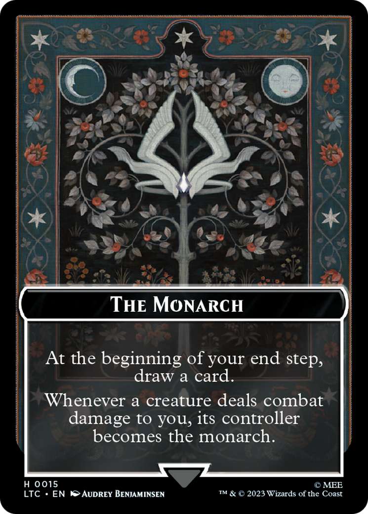 The Monarch // Treasure Double-Sided Token [The Lord of the Rings: Tales of Middle-Earth Commander Tokens] | Good Games Morley