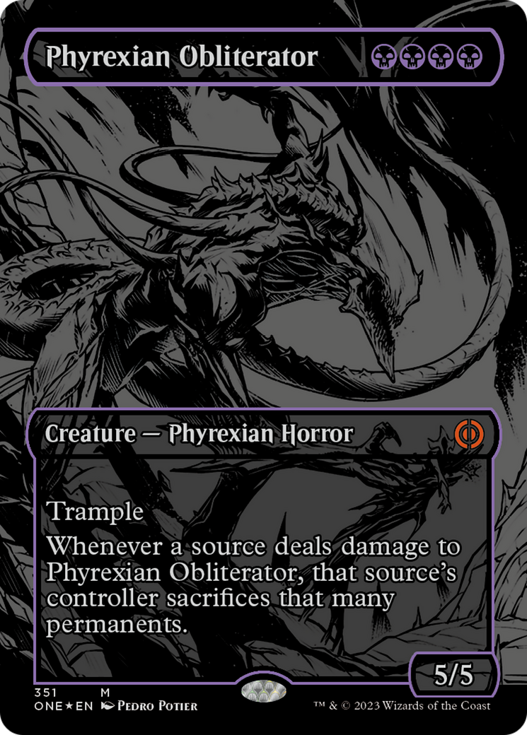 Phyrexian Obliterator (Oil Slick Raised Foil) [Phyrexia: All Will Be One] | Good Games Morley