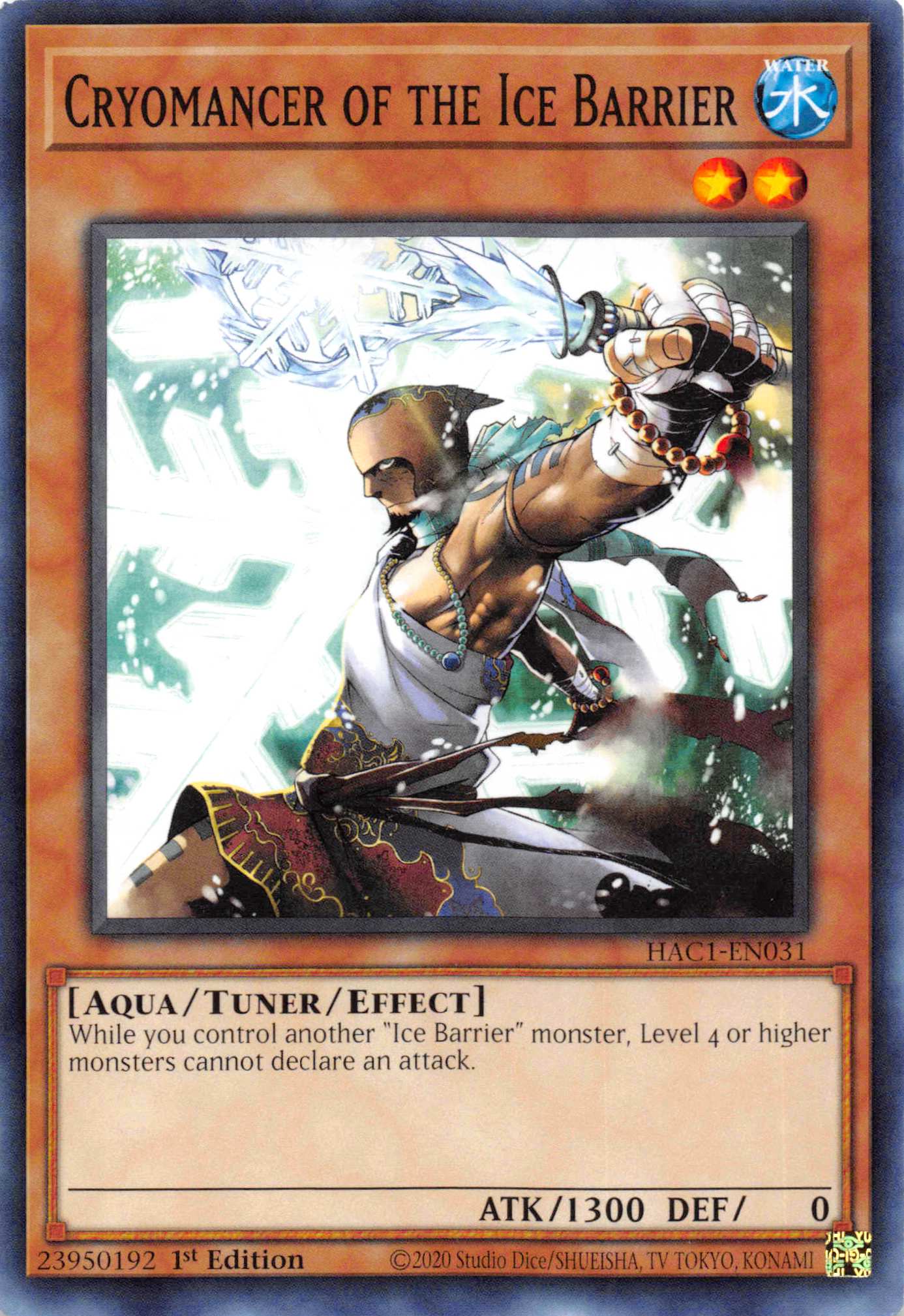 Cryomancer of the Ice Barrier [HAC1-EN031] Common | Good Games Morley