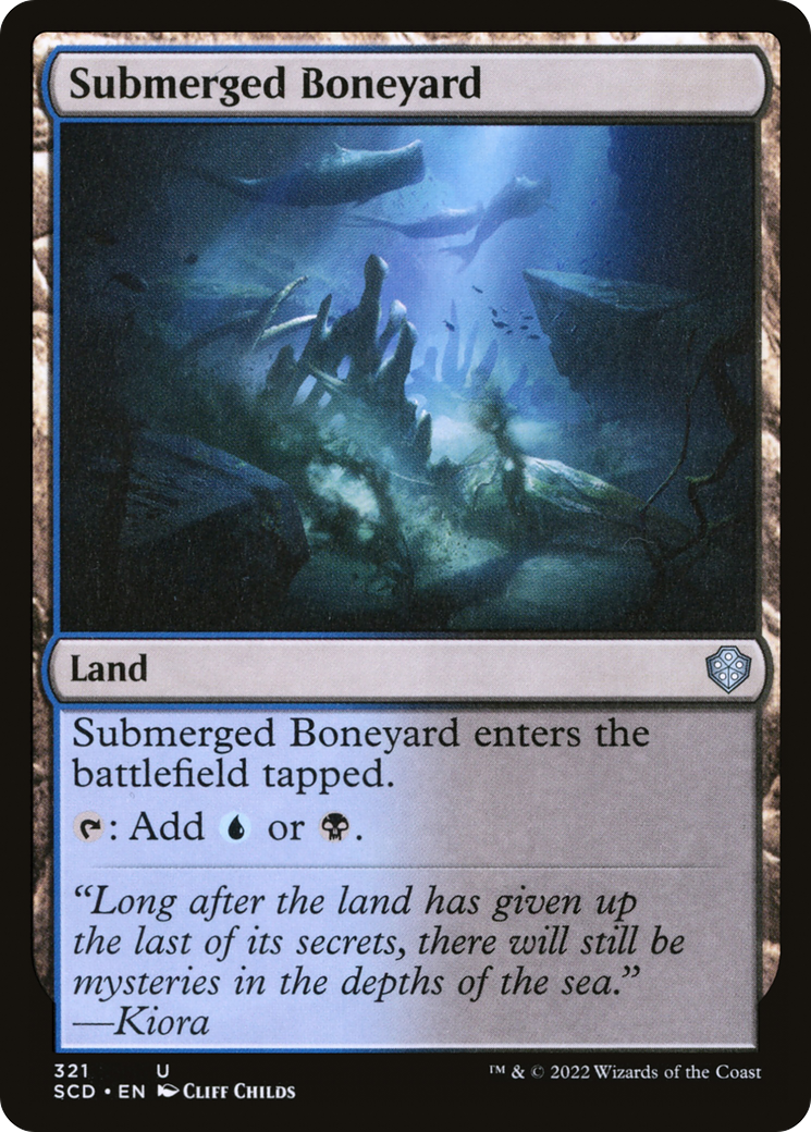 Submerged Boneyard [Starter Commander Decks] | Good Games Morley