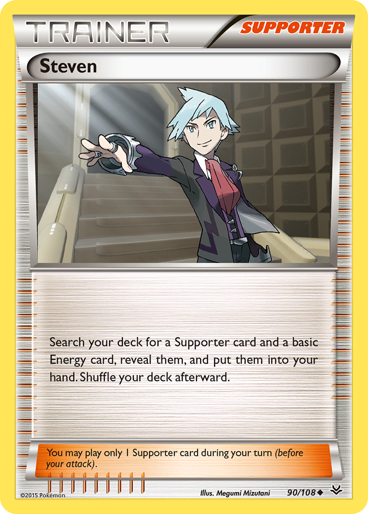 Steven (90/108) [XY: Roaring Skies] | Good Games Morley