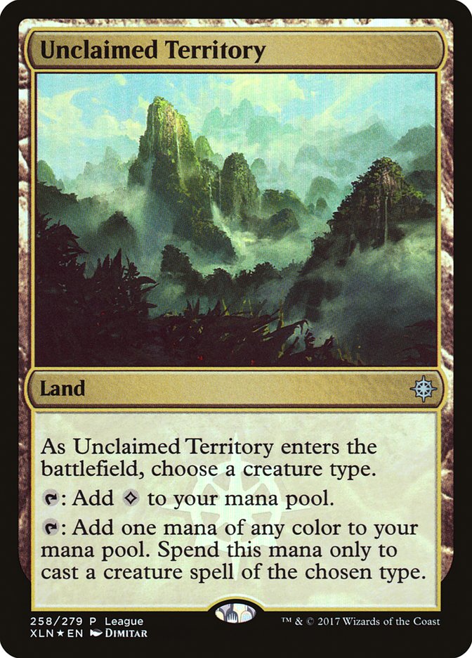 Unclaimed Territory (League) [Ixalan Promos] | Good Games Morley