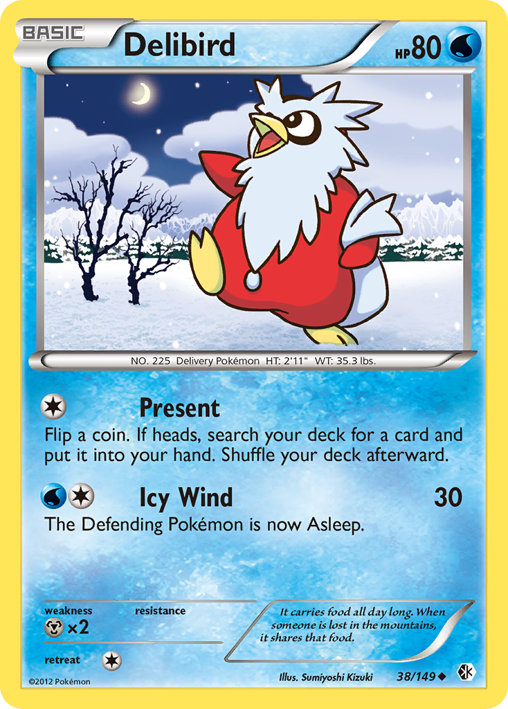 Delibird (38/149) [Black & White: Boundaries Crossed] | Good Games Morley